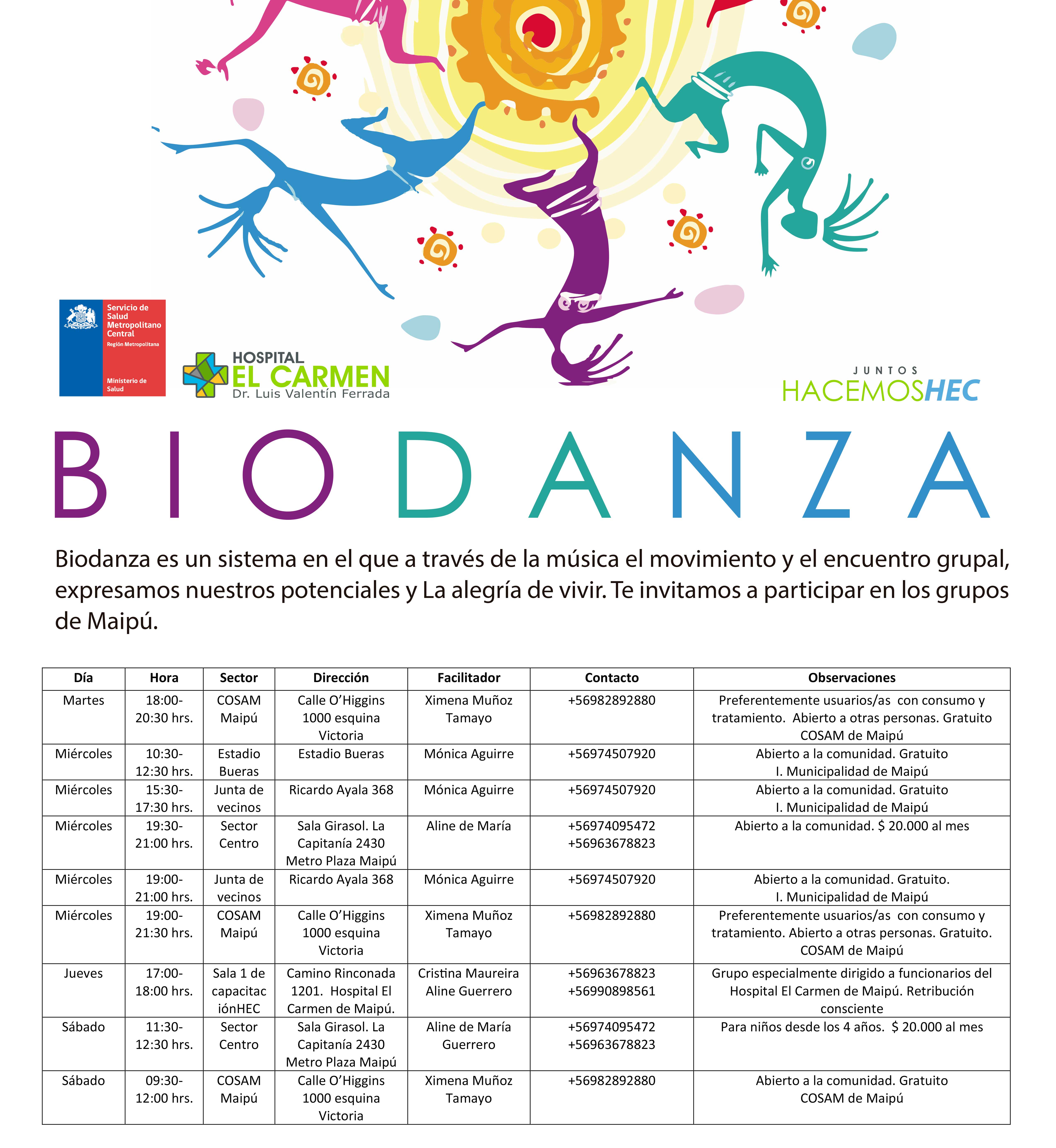 BIODANZA-CALENDARIO